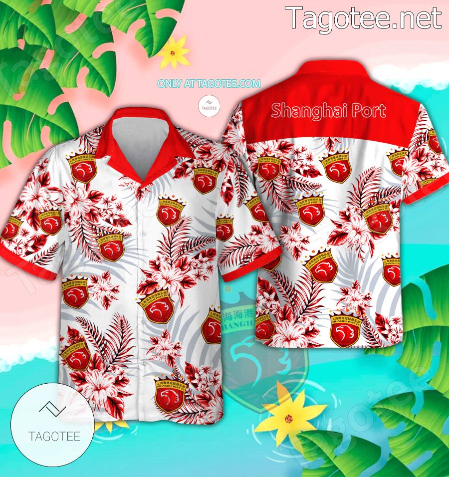 Shanghai Port Logo Aloha Shirt - BiShop