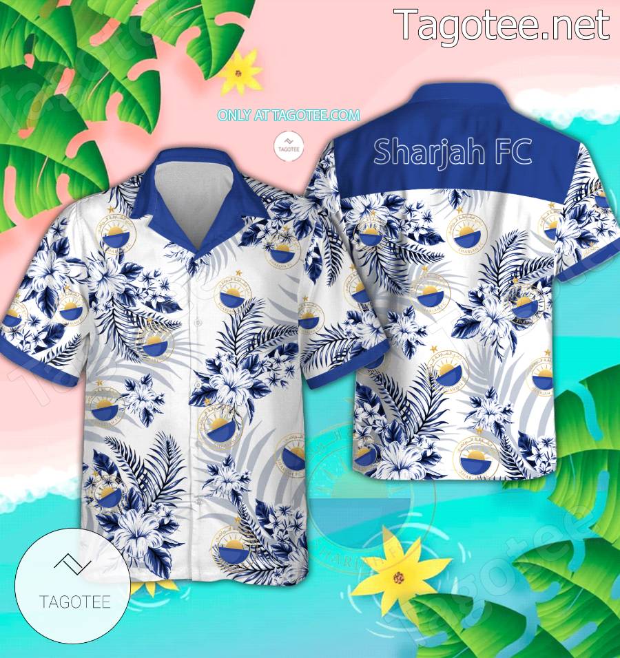 Sharjah FC Logo Aloha Shirt - BiShop