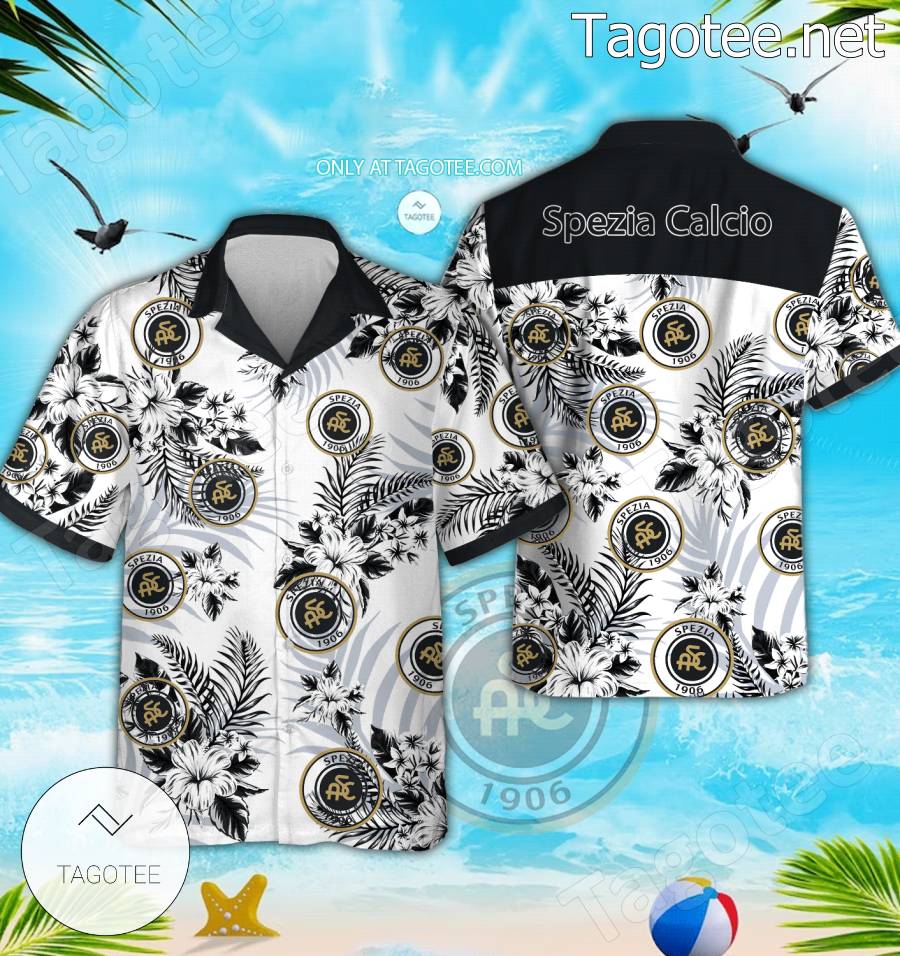 Spezia Calcio Logo Aloha Shirt - BiShop