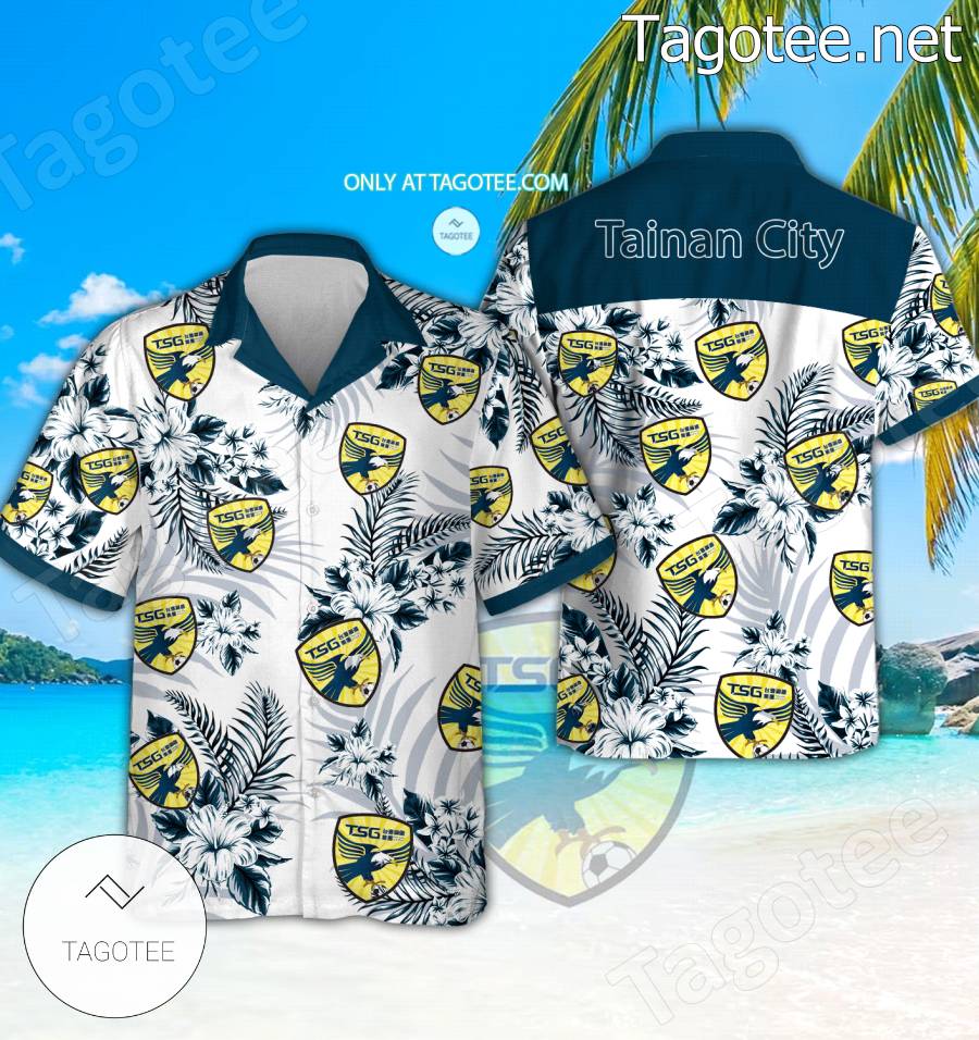 Tainan City FC Beach Hawaiian Shirt, Shorts - BiShop