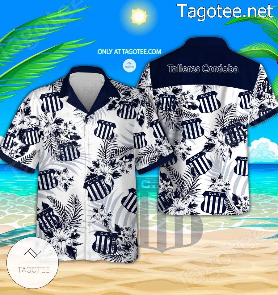 Talleres Cordoba Logo Aloha Shirt - BiShop