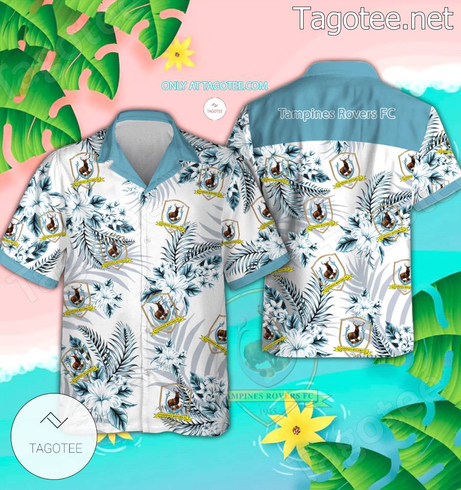 Tampines Rovers FC Beach Hawaiian Shirt, Shorts - BiShop