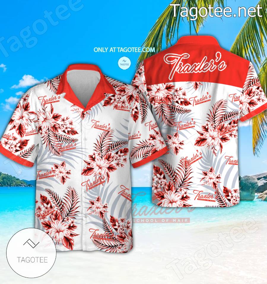 Traxlers School of Hair Logo Hawaiian Shirt And Shorts - EmonShop