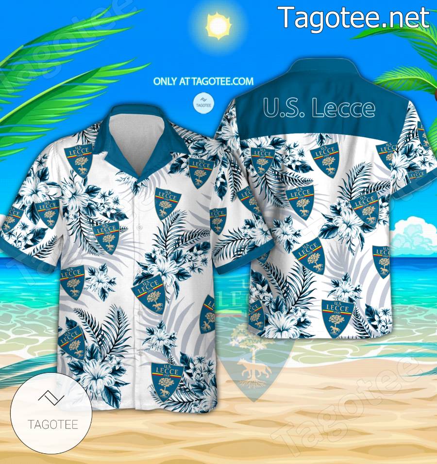 U.S. Lecce Logo Aloha Shirt - BiShop