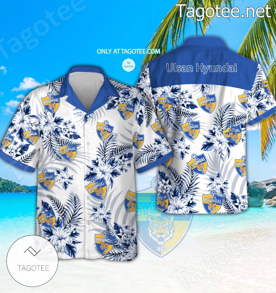 Ulsan Hyundai Logo Aloha Shirt - BiShop