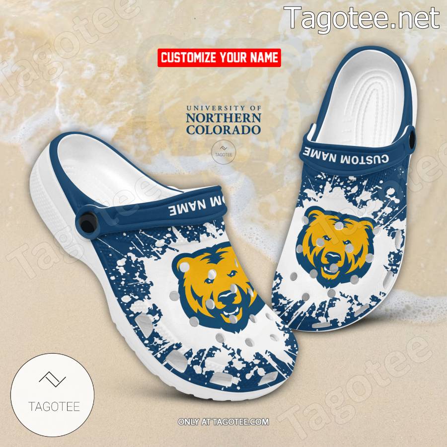 University of Northern Colorado Logo Crocs Clogs - BiShop