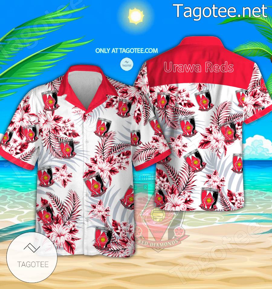 Urawa Reds Logo Aloha Shirt - BiShop