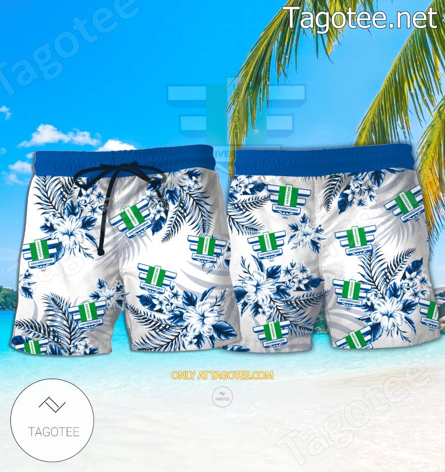 Urunday Universitario Logo Hawaiian Shirt And Shorts - EmonShop a