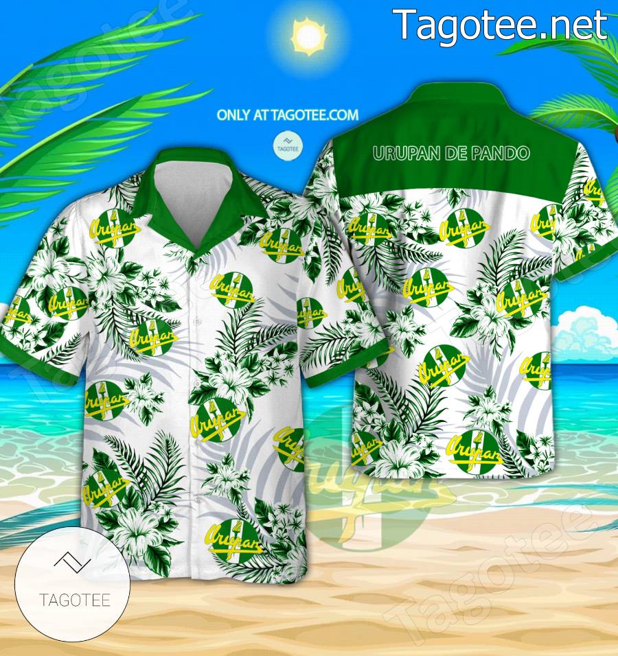 Urupan de Pando Logo Hawaiian Shirt And Shorts - EmonShop