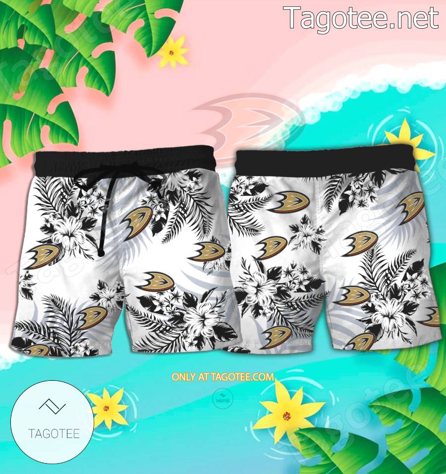 Anaheim Ducks Hockey Hawaiian Shirts, Shorts - EmonShop a