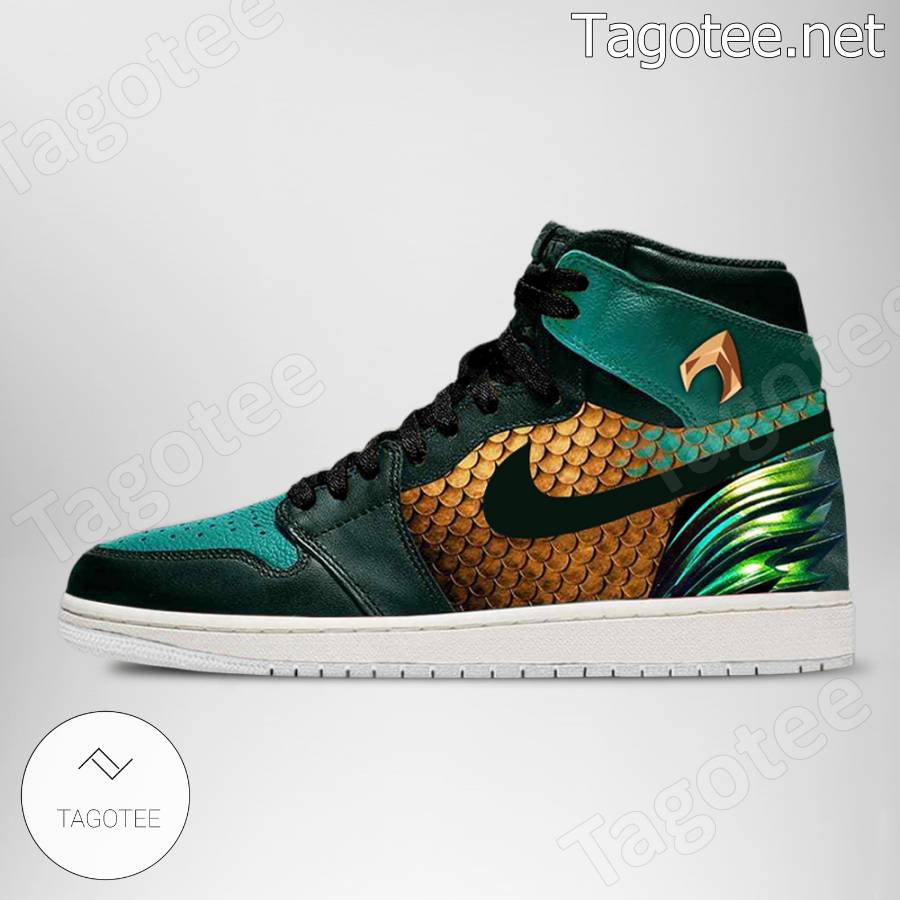 Aquaman Outfit Air Jordan High Top Shoes a