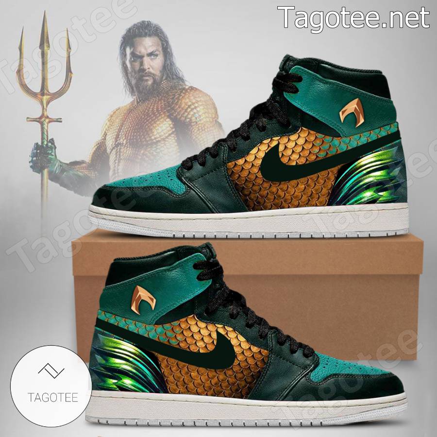 Aquaman Outfit Air Jordan High Top Shoes