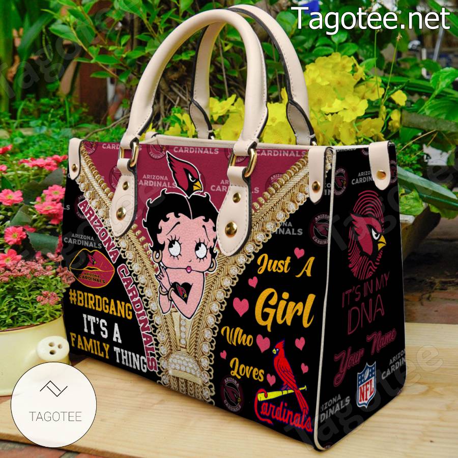 Arizona Cardinals Betty Boop Girl Handbags a