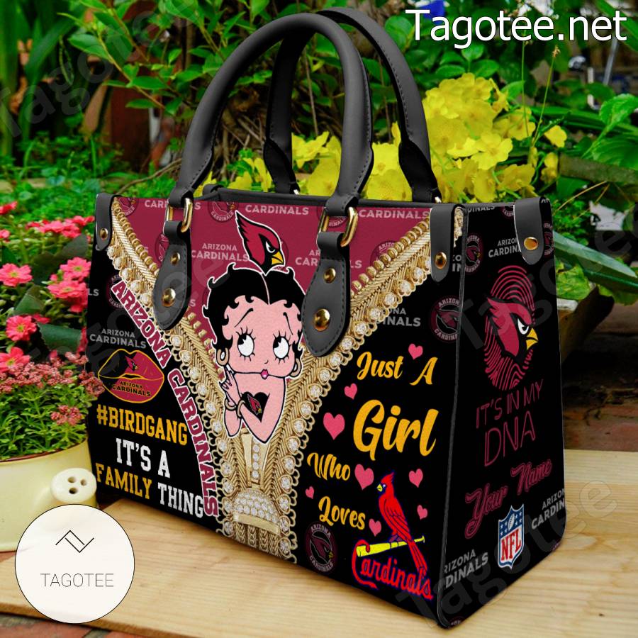 Arizona Cardinals Betty Boop Girl Handbags