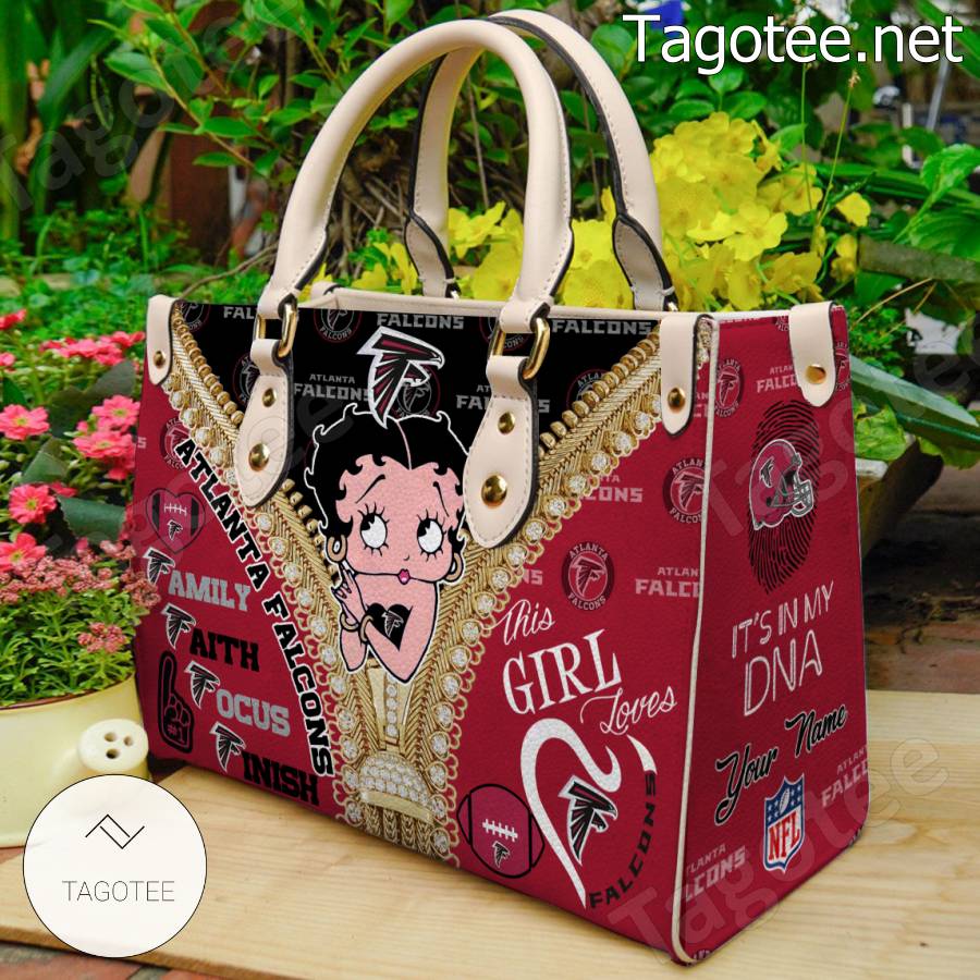 Atlanta Falcons Betty Boop Girl Handbags a