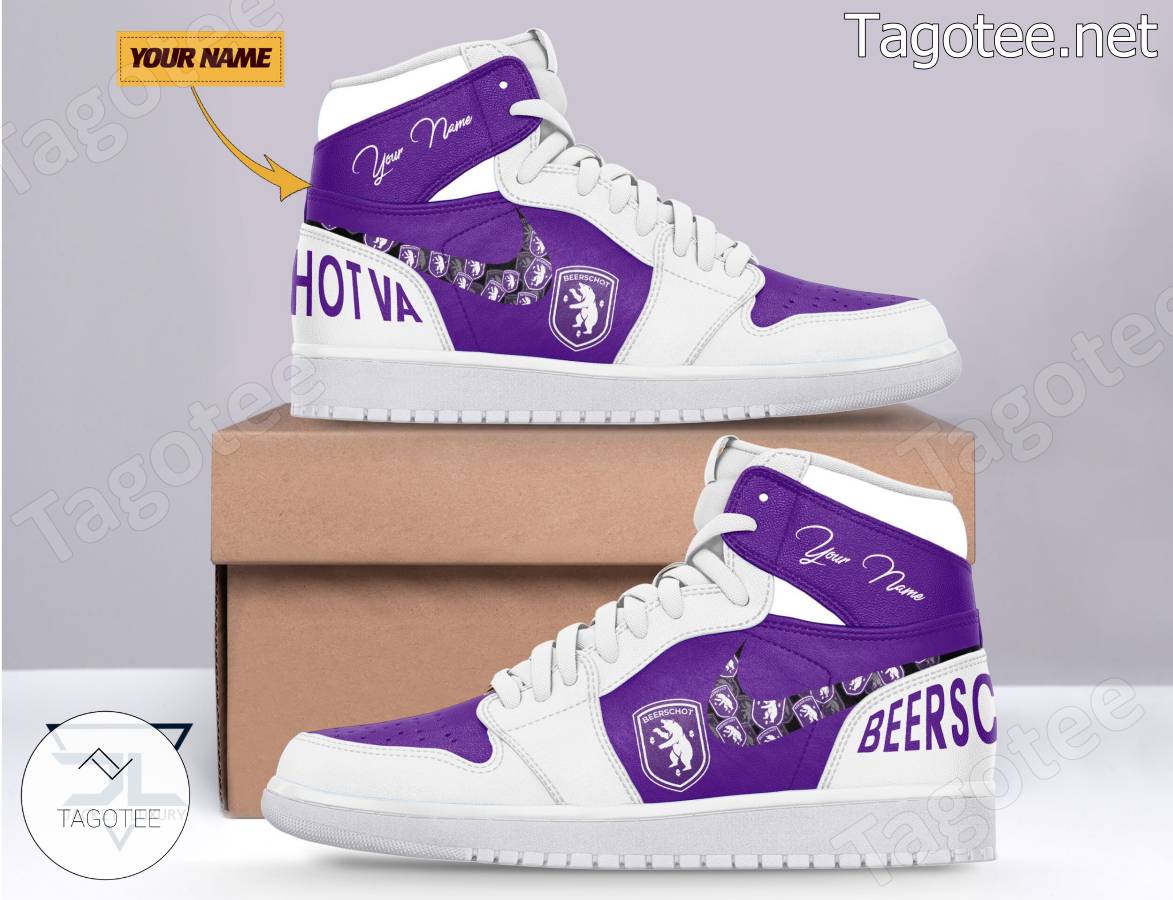 Beerschot VA Custom Air Jordan High Top Shoes