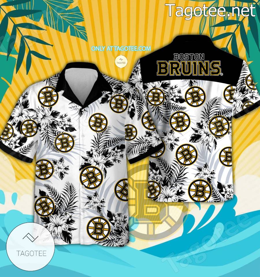 Boston Bruins Hockey Hawaiian Shirts, Shorts - EmonShop