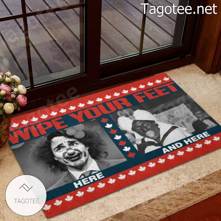 Canada Trudeau Wipe Your Feet Here Doormat