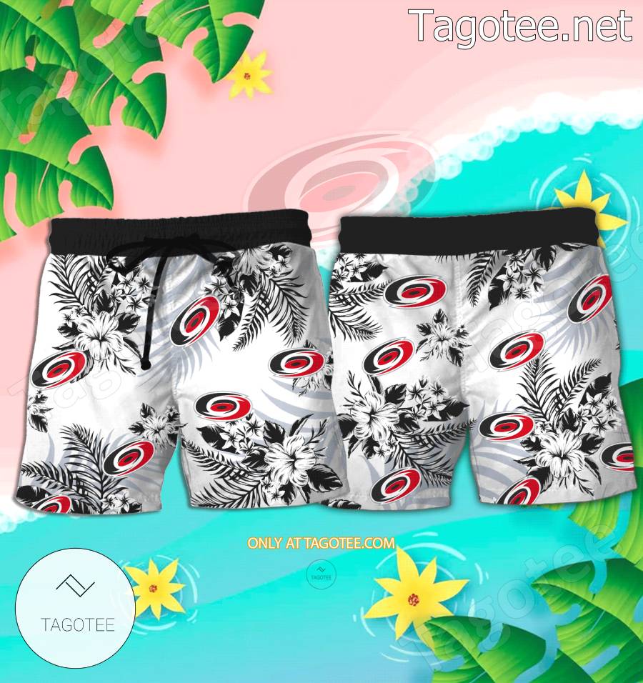 Carolina Hurricanes Hockey Hawaiian Shirts, Shorts - EmonShop a