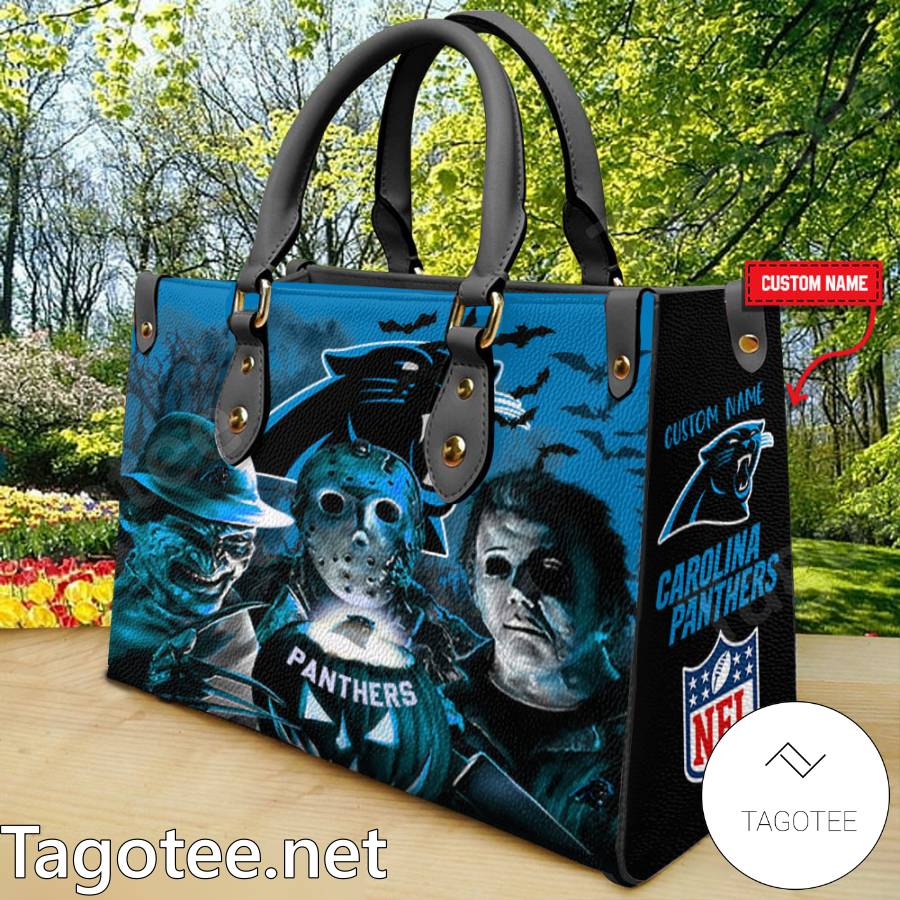 Carolina Panthers Jason Voorhees Michael Myers Freddy Krueger Handbags a