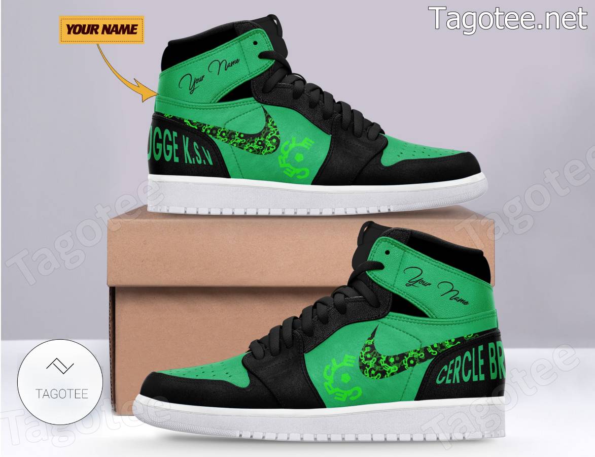 Cercle Brugge K.SV Custom Air Jordan High Top Shoes