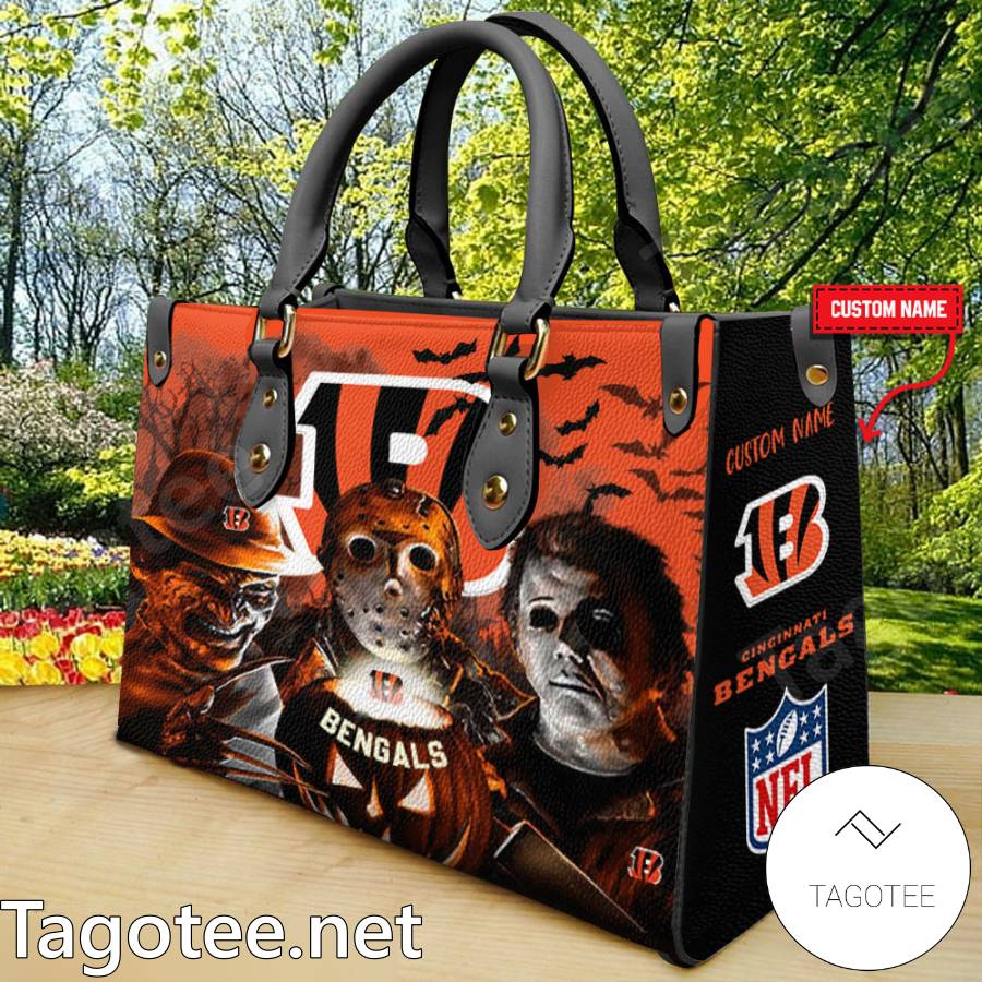 Cincinnati Bengals Jason Voorhees Michael Myers Freddy Krueger Handbags a