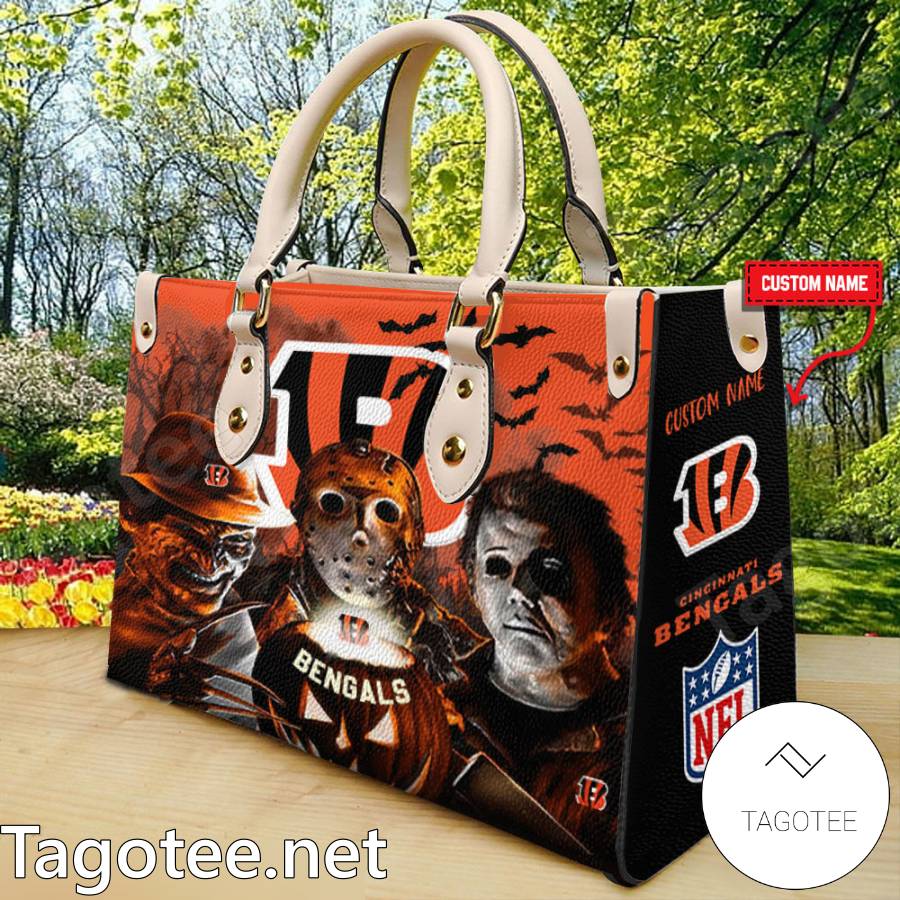 Cincinnati Bengals Jason Voorhees Michael Myers Freddy Krueger Handbags