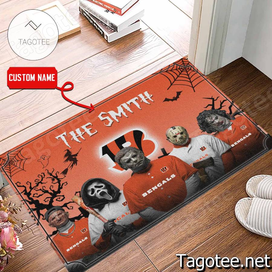 Cincinnati Bengals NFL Halloween Doormat