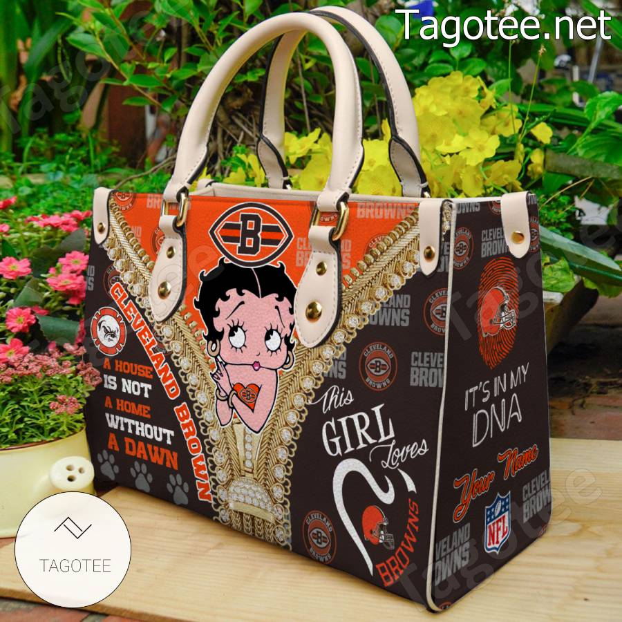 Cleveland Browns Betty Boop Girl Handbags a