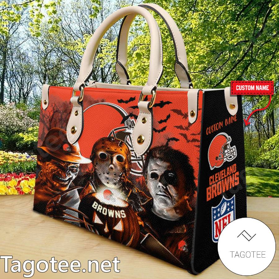 Cleveland Browns Jason Voorhees Michael Myers Freddy Krueger Handbags