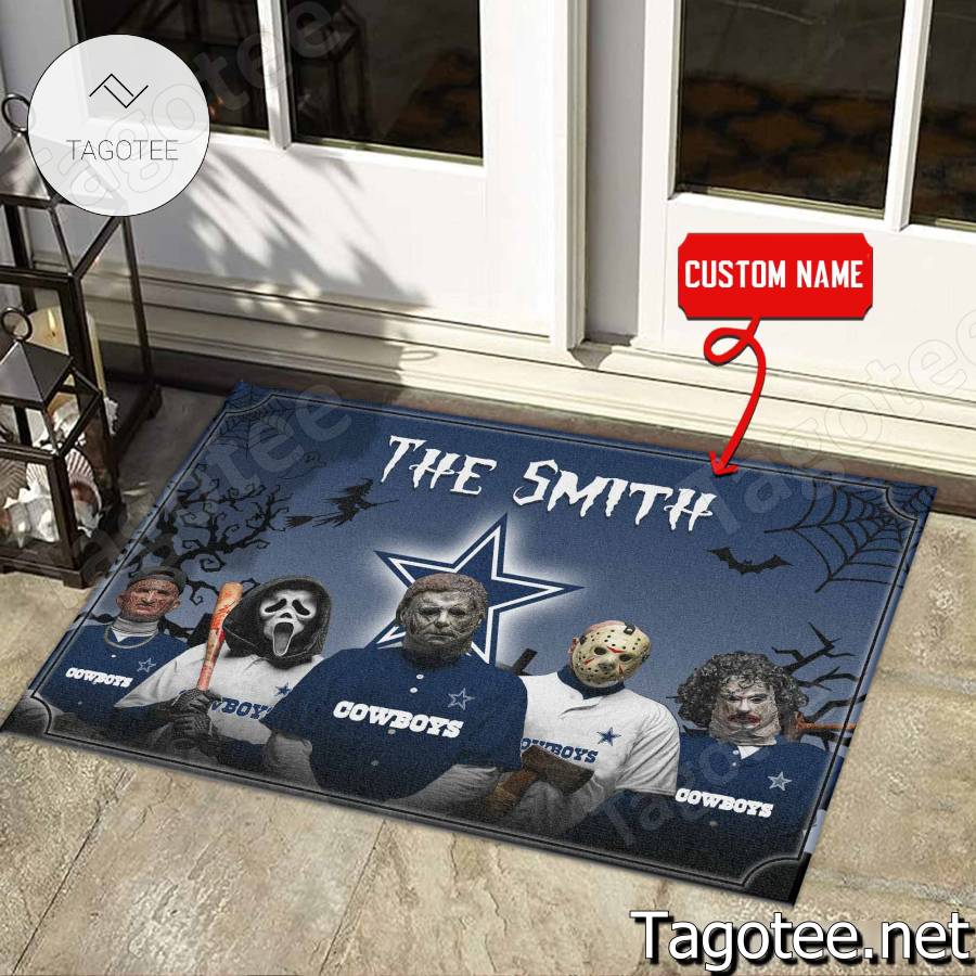 Dallas Cowboys NFL Halloween Doormat a