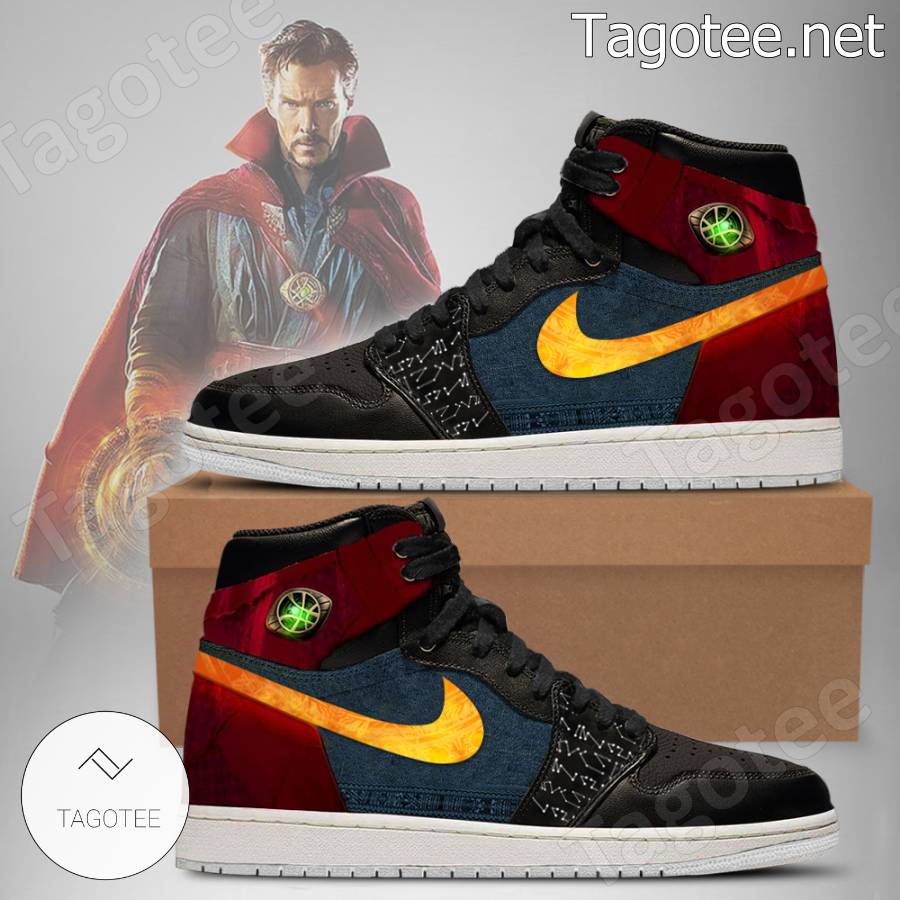 Doctor Strange Marvel Avengers Outfit Air Jordan High Top Shoes