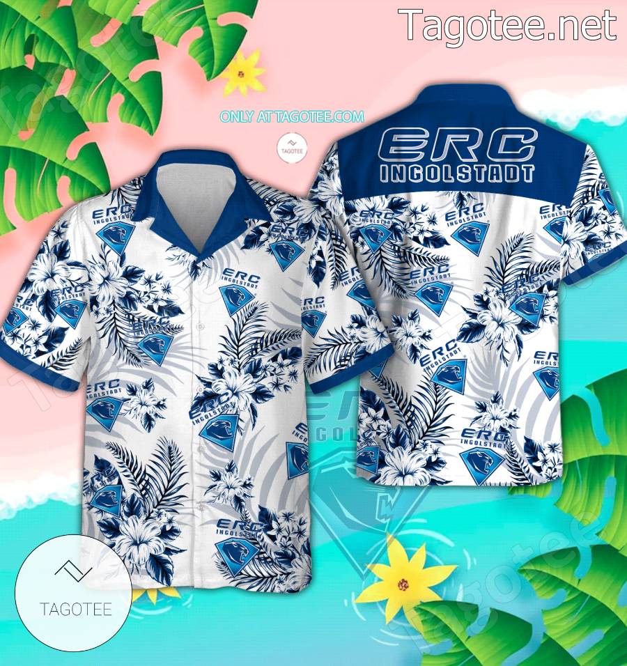 ERC Ingolstadt Hockey Hawaiian Shirts, Shorts - EmonShop