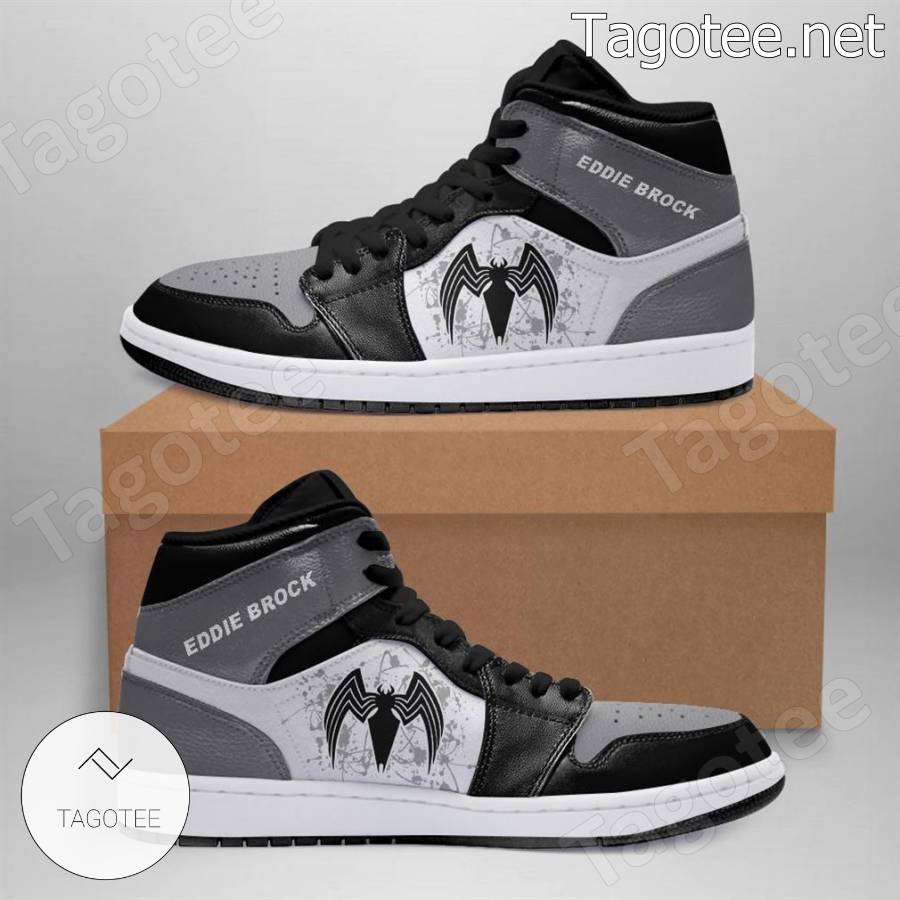 Eddie Brock Superhero Marvel Air Jordan High Top Shoes