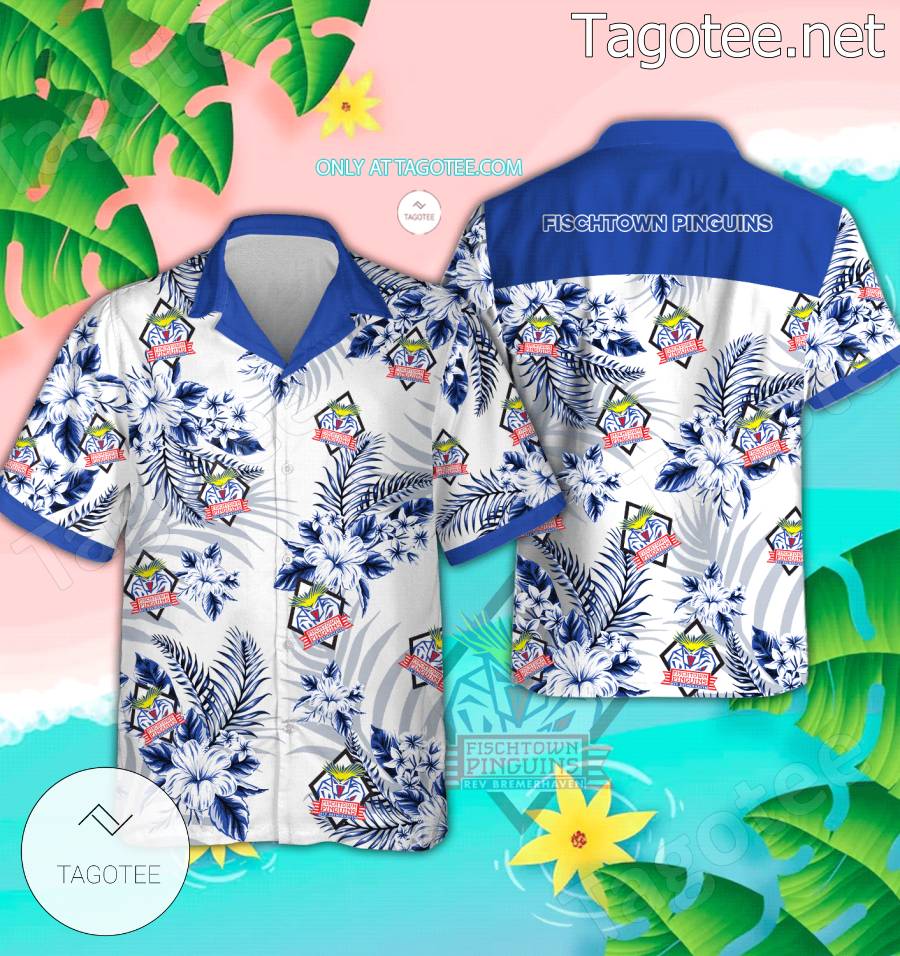 Fischtown Pinguins Hockey Hawaiian Shirts, Shorts - EmonShop