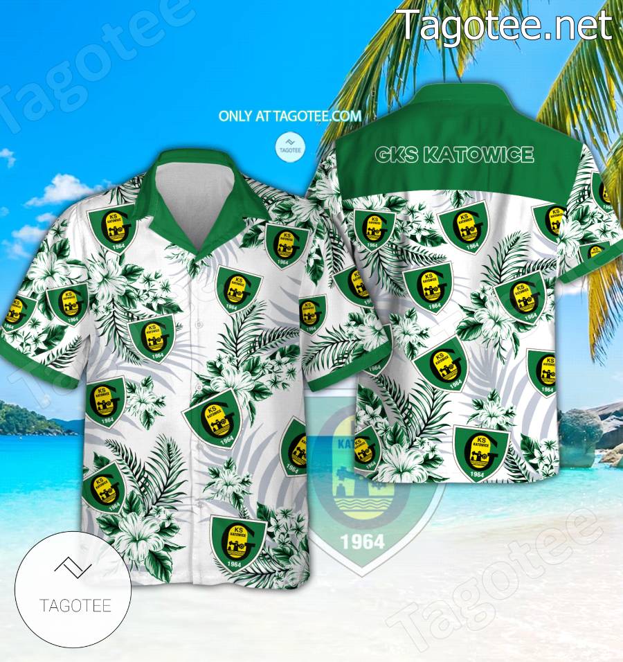 GKS Katowice Hockey Hawaiian Shirts, Shorts - EmonShop