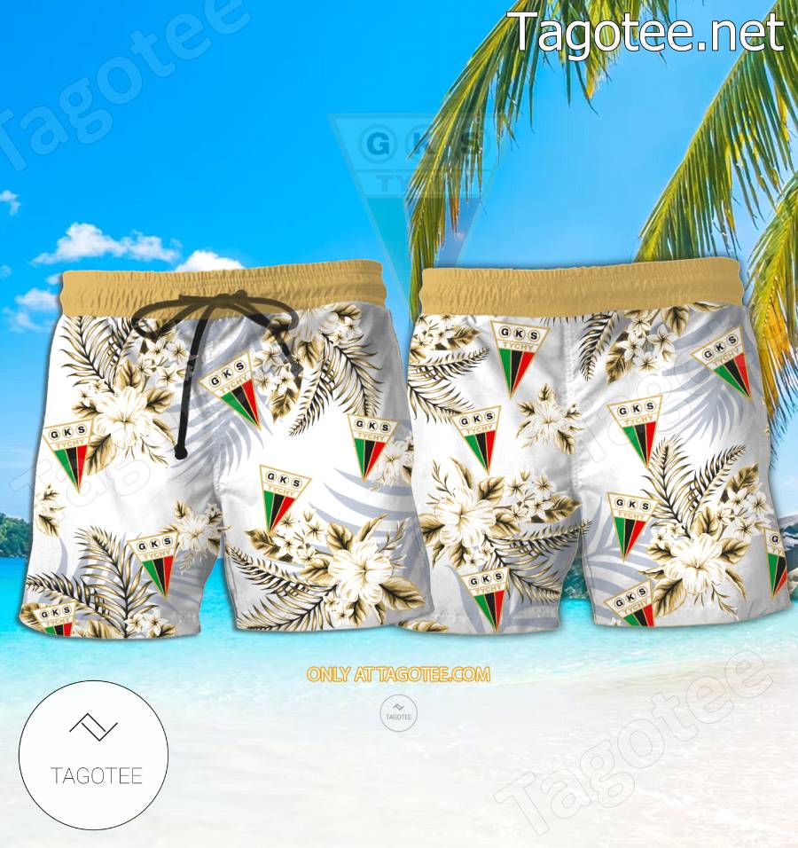 GKS Tychy Hockey Hawaiian Shirts, Shorts - EmonShop a