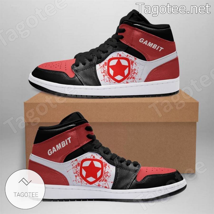 Gambit Superhero Marvel Air Jordan High Top Shoes