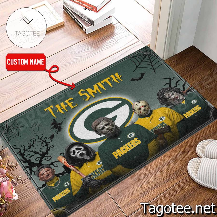 Green Bay Packers NFL Halloween Doormat