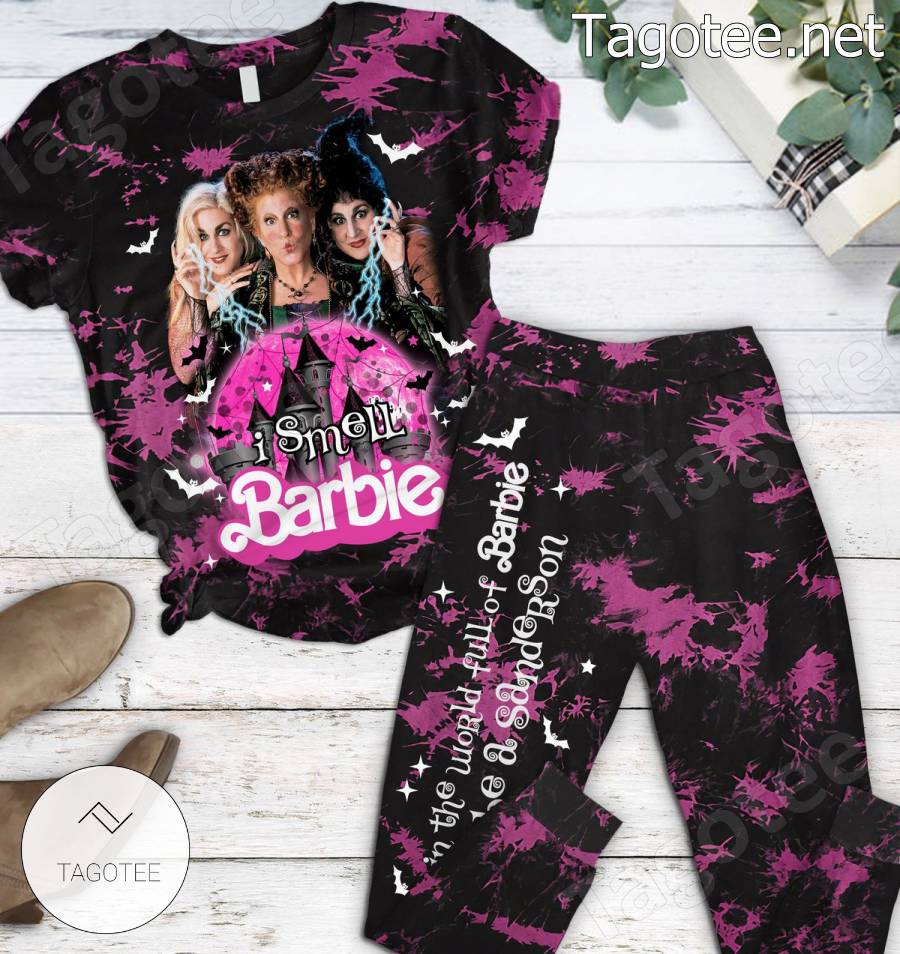 Hocus Pocus I Smell Barbie Pajamas Set