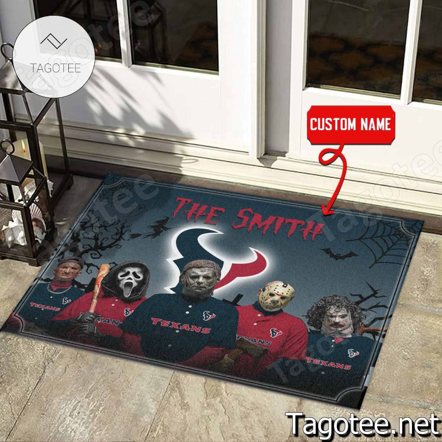 Houston Texans NFL Halloween Doormat a