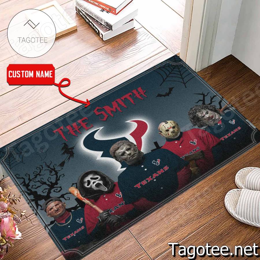 Houston Texans NFL Halloween Doormat