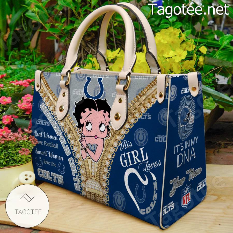 Indianapolis Colts Betty Boop Girl Handbags a