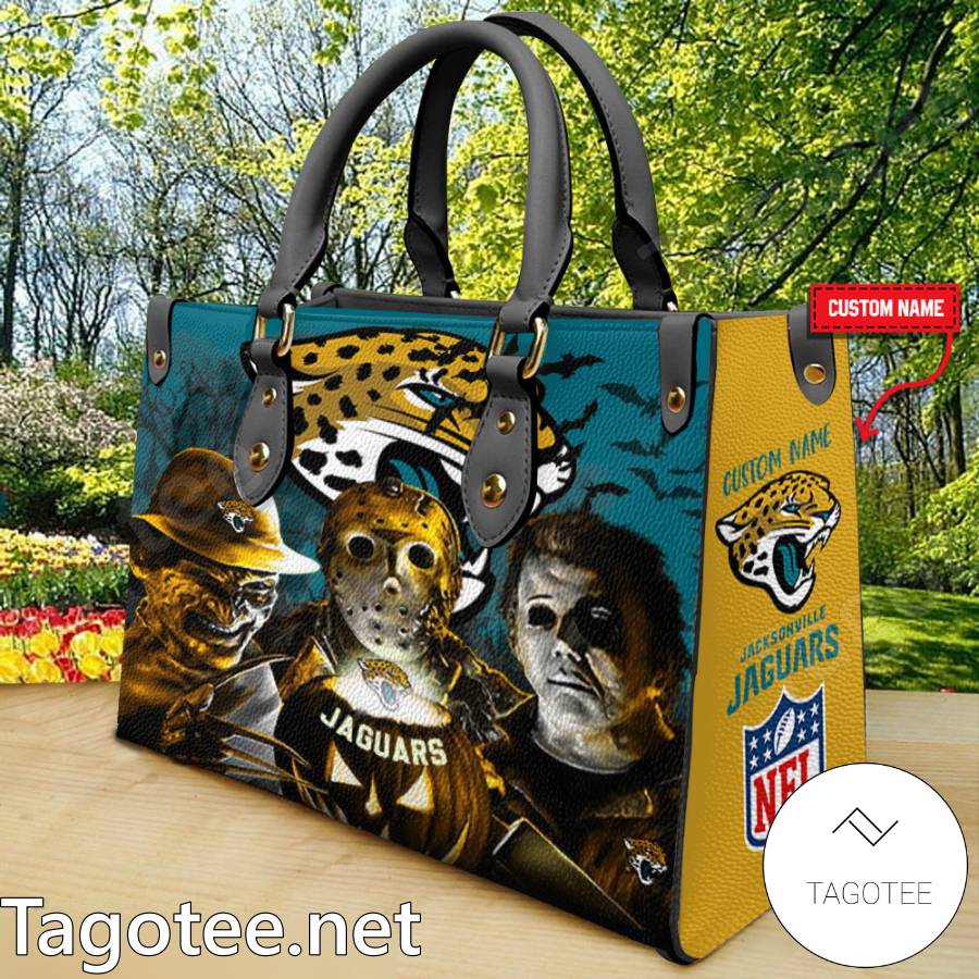 Jacksonville Jaguars Jason Voorhees Michael Myers Freddy Krueger Handbags a