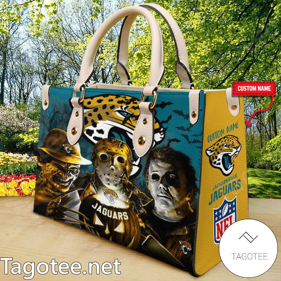 Jacksonville Jaguars Jason Voorhees Michael Myers Freddy Krueger Handbags