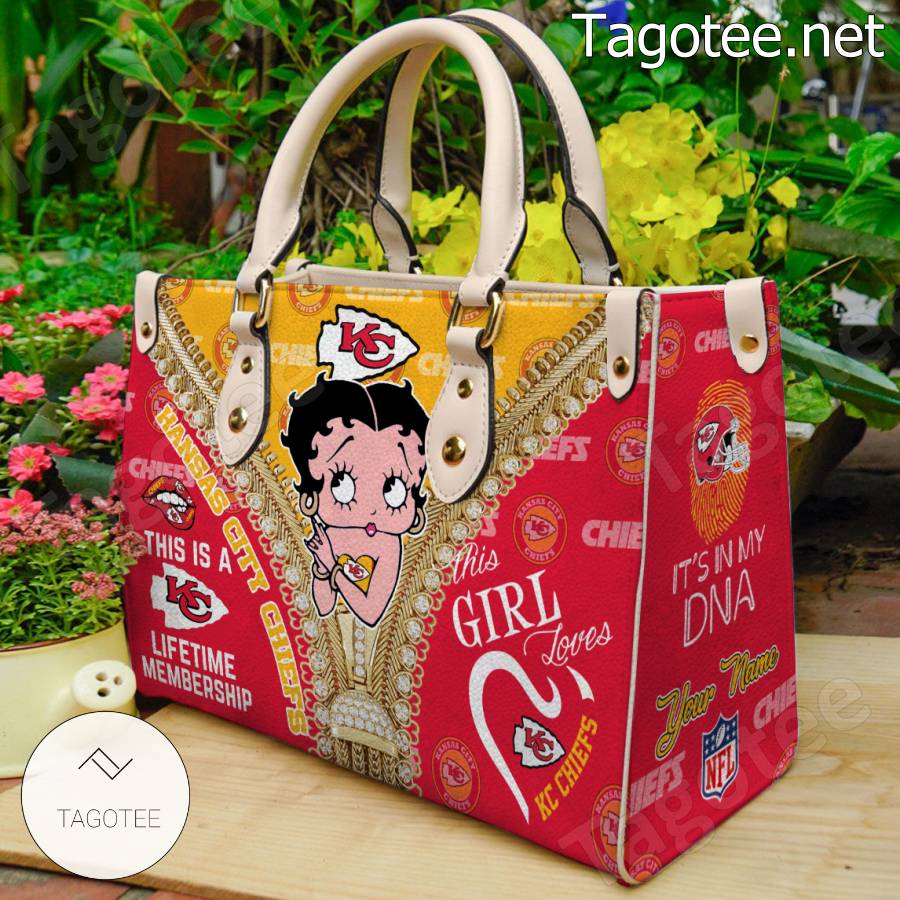 Kansas City Chiefs Betty Boop Girl Handbags a