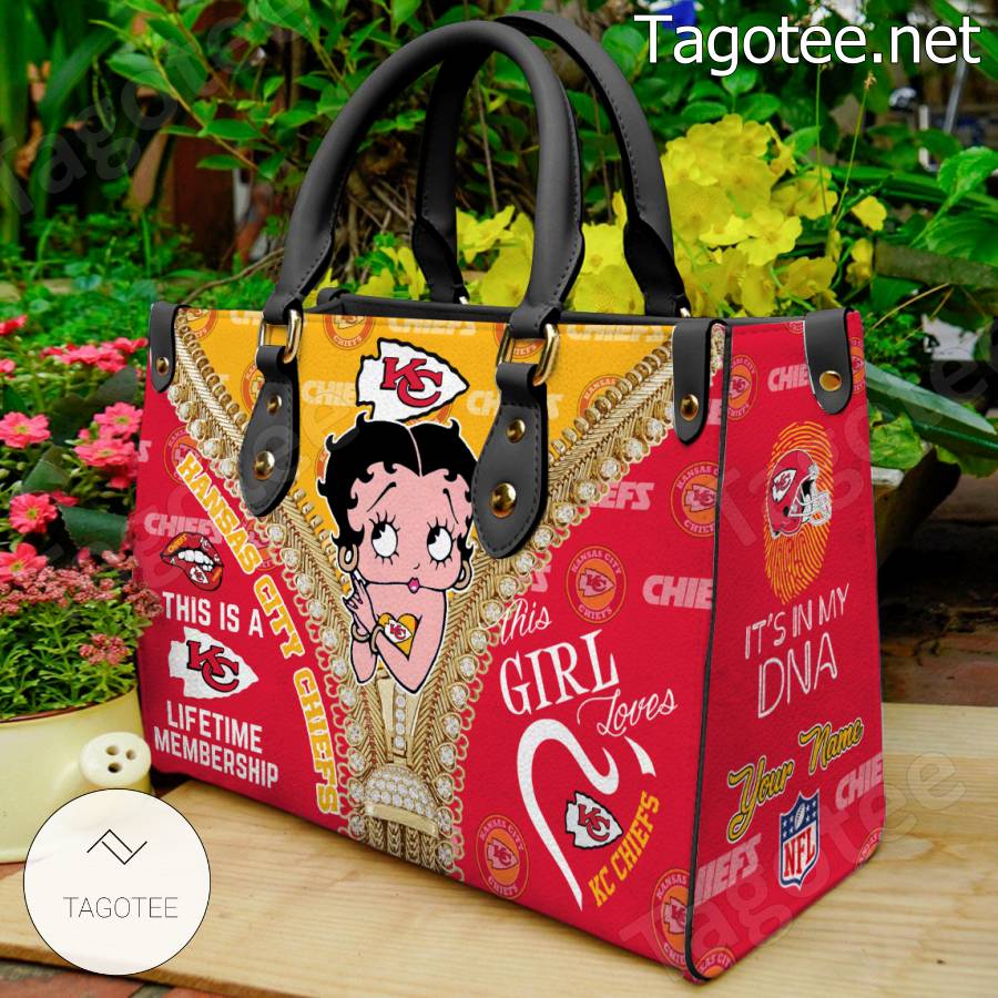 Kansas City Chiefs Betty Boop Girl Handbags