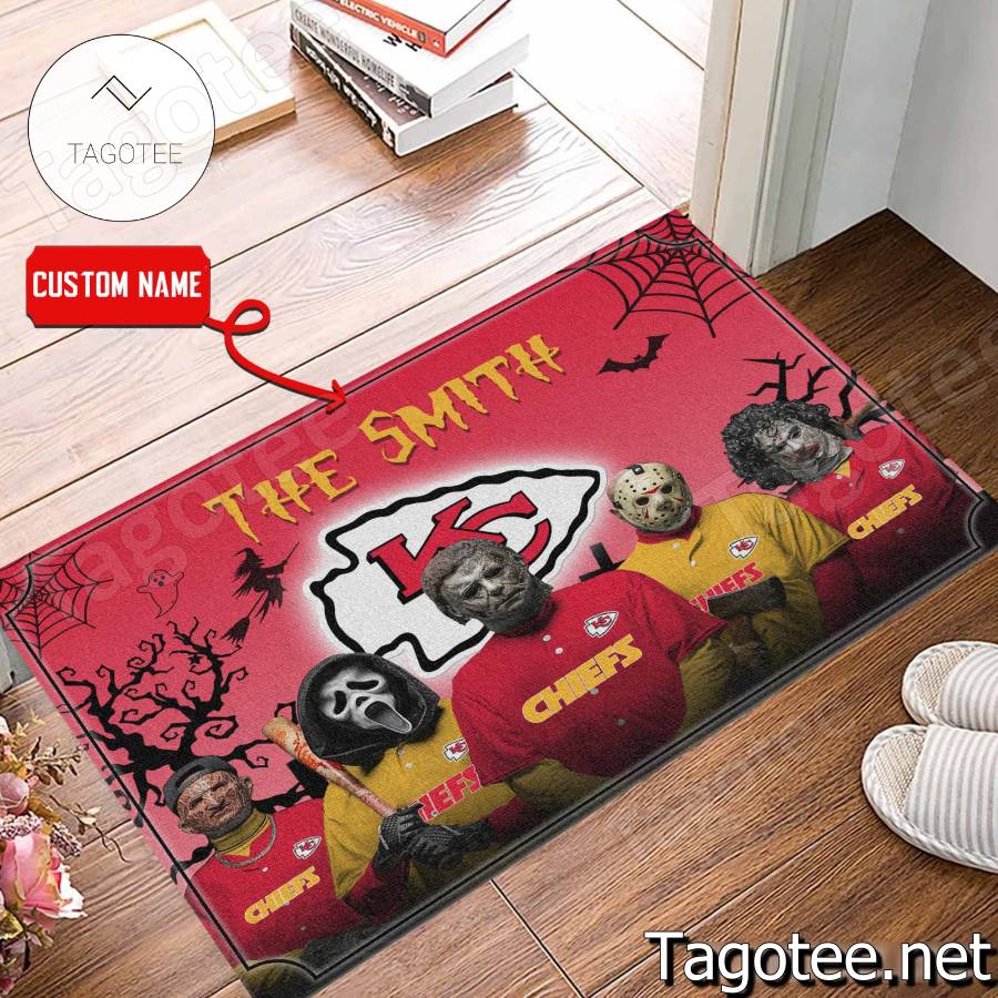 Kansas City Chiefs NFL Halloween Doormat