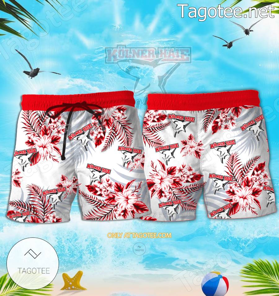 Kolner Haie Hockey Hawaiian Shirts, Shorts - EmonShop a