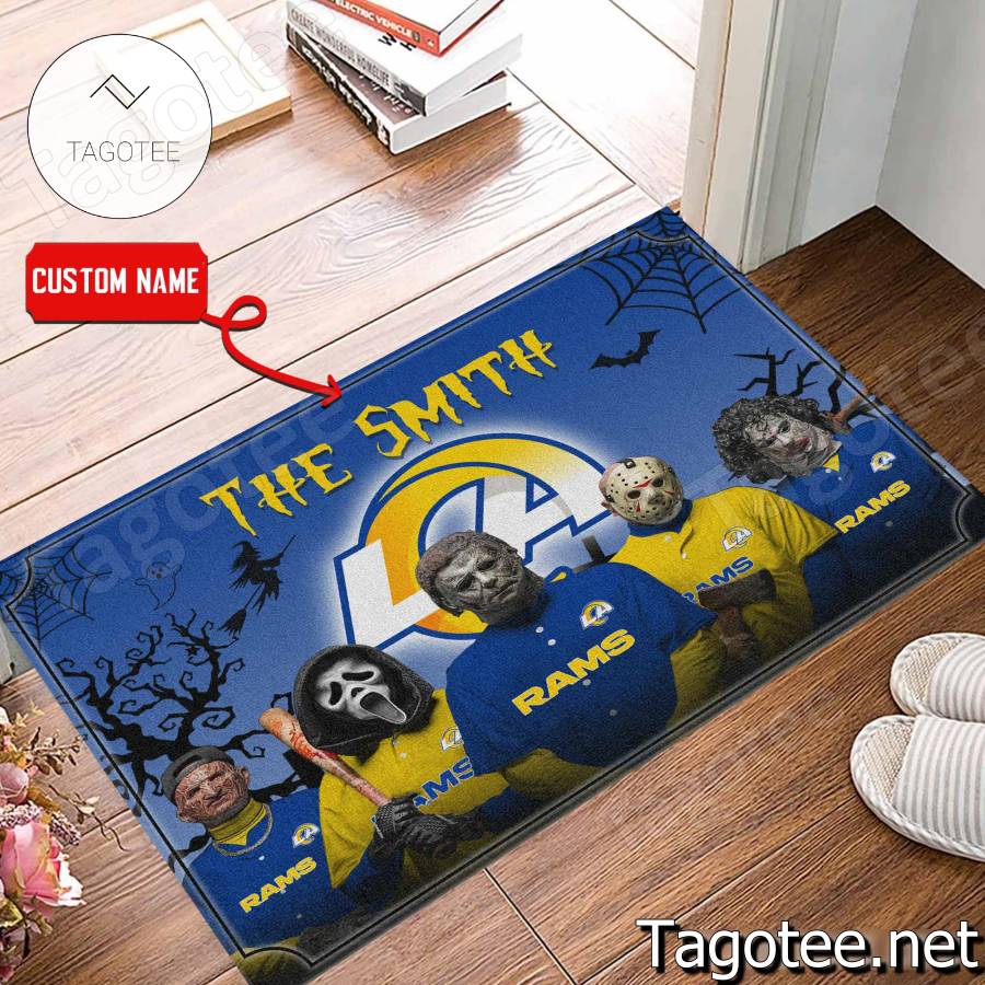 Los Angeles Rams NFL Halloween Doormat